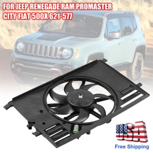 Radiator Cooling Fan Assembly for Jeep Renegade Ram ProMaster City Fiat 500X - Bild 1 von 12