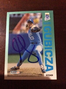 MARK GUBICZA autographed 1992 FLEER Kansas City Royals auto - Picture 1 of 1