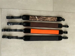 Neoprene, Gun Rifle Shotgun Sling, Strap, metal Swivels 3 Colours NO CAMO LEFT - Picture 1 of 9