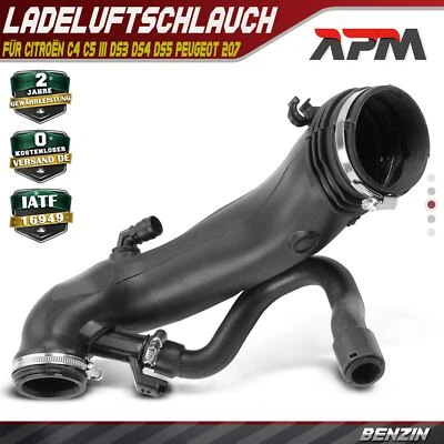 Turbo Ladeluftschlauch für Citroën C4 C5 III DS3 DS4 DS5 Peugeot 207 308 508 1.6 - Bild 1 von 4