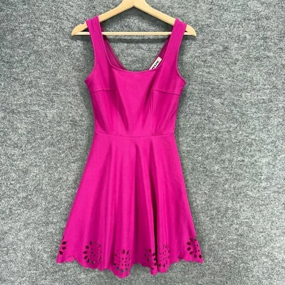 Vestido Mystic Mujer S Pequeño Rosa Funda Midi Cremallera Cuello Cuadrado Sin Mangas Informal Foto 1 de 4