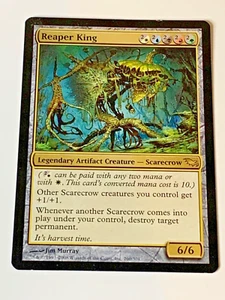REAPER KING SHADOWMOOR RARE LEGENDARY ARTIFACT CREATURE MTG SINGLE 2008 - Picture 1 of 2