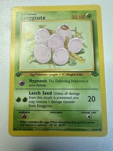 Exeggcute 1st Edition Jungle 52/64 Common HD Photos WOTC Mint Vintage Pokemon - Picture 1 of 10
