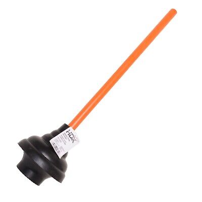 HDX 6  Heavy Duty Cup Plunger With 18  Wood Handle • 20.95$