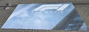 F1 The Movie PVC Vinyl 130” x60” Premiere Screen Canvas Brad Pitt (6ft x 11ft) - Imagen 1 de 3