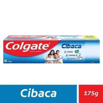 Colgate Cibaca Dentifricio 175g set di 3 confezioni e omaggio 6 spazzolini classici - Immagine 1 di 4