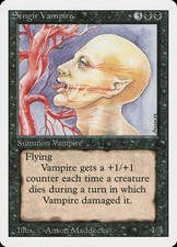 1X Sengir Vampire Revised Edition EX MTG CARD