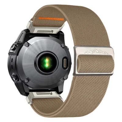 Correa de reloj elástica de nailon para Garmin Fenix 8 7X 6 6X Pro 5 5X Plus 3HR Foto 1 de 4