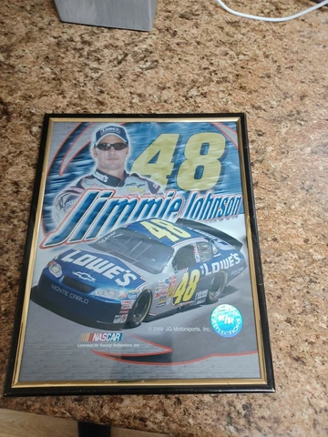 Jimmie Johnson Framed Picture 2003 racing reflections  8×10 Cover