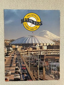 Ken Griffey Jr 1991 Seattle Mariners vs Minnesota Twins Scorecard Kirby Puckett - Picture 1 of 5