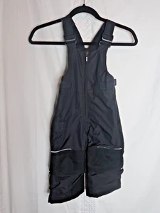 Columbia Out Grow Bib Snow Pants Toddler 3T Black Reinforced Knees & Rear - Picture 1 of 9