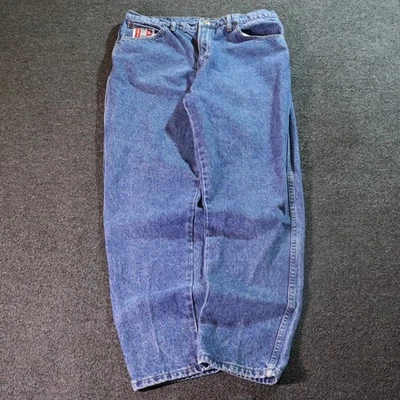 Bugle Boy Straight Fit 90s Vintage Denim Blue Jeans 32x28 - Image 1 of 4