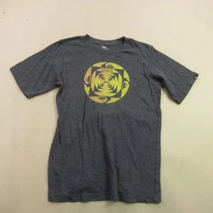 Quiksilver Shirt Boys Short Sleeve Casual Crew Neck Large Lightweight - Picture 1 of 7