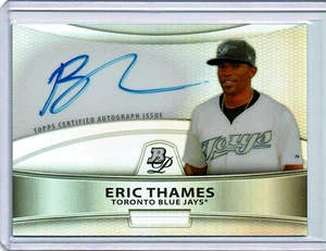2010 Bowman Platinum ERIC THAMES Refractor Autograph #BPA-ET Auto Blue Jays SP - Picture 1 of 2