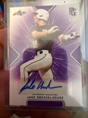 Jake Dresselhouse 1/1 Leaf  Perfect Game - Image 1 of 2