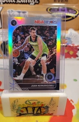 2019-20 Panini NBA Hoops Premium Stock - Juan Hernangomez #163 Silver Prizm - Image 1 of 2