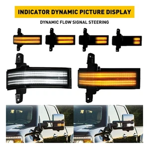 LED Switchback Mirror Side FOR Singal 14-18 Chevy Light Silverado GMC Sierra - Bild 1 von 12
