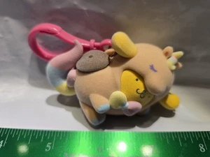 3" Pompompurin beflockter Aufhänger Taschenclip Einhorn Hello Kitty & Friends 2025 - Bild 1 von 8