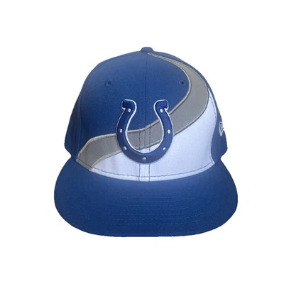 Бейсболка Indianapolis Colts New Era Wave 9FIVE — белая/синяя LNC - Изображение 1 из 4