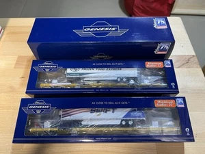 Athearn Genesis ATHG69983 HO F89F 89' Flat Cars w/ 53' Utility Reefers 2-Pack - Picture 1 of 3