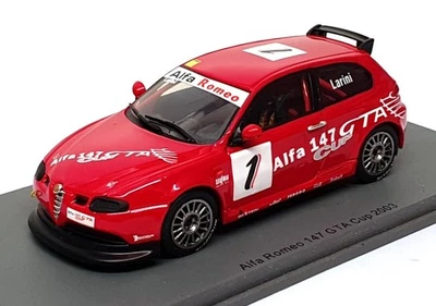 Spark 1/43 Scale S0480 - Alfa Romeo 147 GTA Cup 2003 #1 Larini - Red - Image 1 of 4