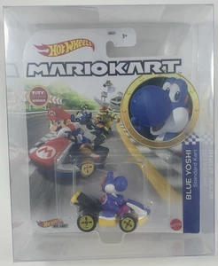 Hot Wheels Super Mario Kart 1:64 Diecast - Blue Yoshi - Neu NIB - Bild 1 von 6