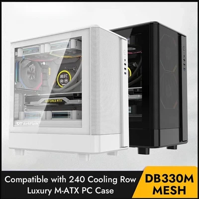 PC Computer Case Gabinete Gamer USB 3.0 Support 240 Water Cooling Mini Matx - Image 1 of 4