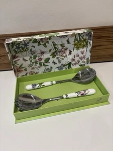 Portmeirion Botanischer Garten Salat Serviert Löffel mit Box - Bild 1 von 9
