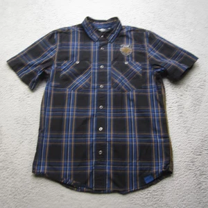 Harley-Davidson Camicia Uomo Media Plaid 115 Anni Manica Corta Anniversario - Foto 1 di 10