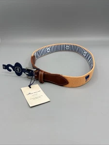 Peter Millar Youth Belt Size Medium Orange Crown Seal From Medinah Country Club - Picture 1 of 4