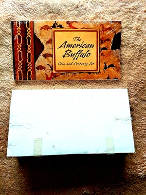 2001 AMERICAN BUFFALO COIN AND CURRENCY SET "SEALED" IN PLASTIC WRAP WITH BOX 📦 - Image 1 of 4