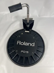 Roland PD-5 Electronic Single Zone Drum Trigger Black 8" W L Arm - Picture 1 of 6