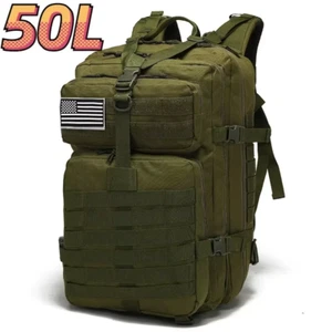 Taktischer Rucksack 30L/50L Wasserdicht 1000D Nylon Für Trekking Angeln Camping - Bild 1 von 29