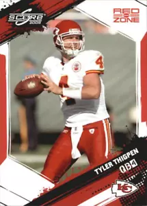 x4873 - 2009 Score Inscriptions Red Zone #150 Tyler Thigpen /30 - NM-MT - Picture 1 of 2