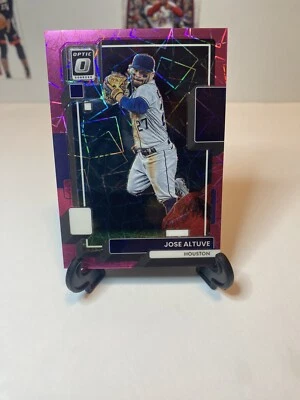 🔥 2022 Donruss Optic Jose Altuve ⭐️ Houston Astros Pink Velocity /249 SP💎 Foto 1 de 4