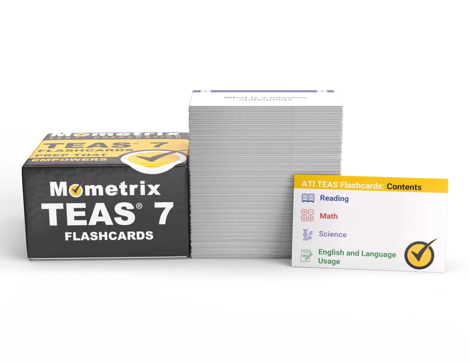 ATI TEAS Test Flashcards (boxed) - Image 1 of 1