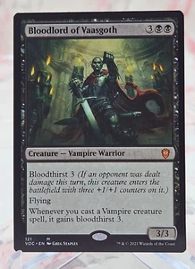 MTG Commander: Innistrad: Crimson Bloodlord Of Vaasgoth 121 M - NM - Picture 1 of 2