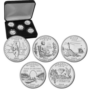 2003 Uncirculated State Quarter Sets - Picture 1 of 1