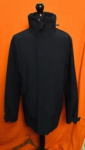 Men’s BERGANS Of Norway Oslo 2L Navy Insulated Waterproof Long Jacket Size L - Picture 1 of 14