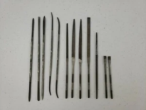 Vintage Menge 12 Nicholson Mix von einigen X & F #2 #0 ~ 7" 6" 3" Handfeilen USA - Bild 1 von 12