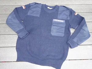 Bundeswehr Bundesmarine Pullover Blau  gr. He 48 / Da 42  gebr. - Bild 1 von 3