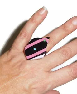 Sobral Miro Kopf Ring Abstraktes Design Statement Artist Made Größe 7 - Bild 1 von 9