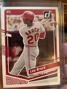 2023 Panini Donruss Baseball Lou Brock - St.Louis Cardinals #177 Card ⚾️