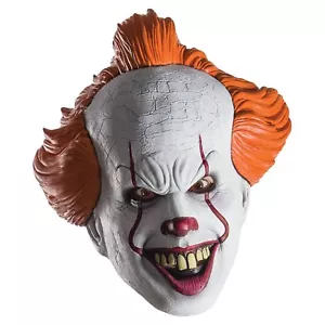 Pennywise IT Movie 2017 lizenzierte Rubine Latexmaske für Erwachsene - Bild 1 von 1