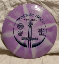 Westside Discs Sword Tournament Burst 172 Grams Purple No Ink
