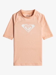Roxy Girls' Whole Hearted Short Sleeve Rashguard Size 6 New - Picture 1 of 4