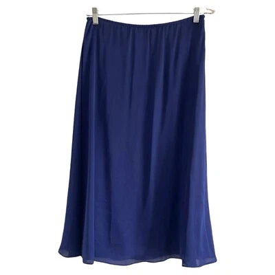 Maxi falda para mujer JESSICA MCCLINTOCK Millennium 2000 índigo/azul-talla 14 Foto 1 de 4