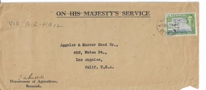 Briefmarken, Karibik, Bermuda, Luftpostbrief in die USA 1944 - Picture 1 of 1
