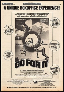 GO FOR IT__Orig. 1976 Trade AD / poster__Shaun Tomson_Paul Rapp_extreme sports - Picture 1 of 1