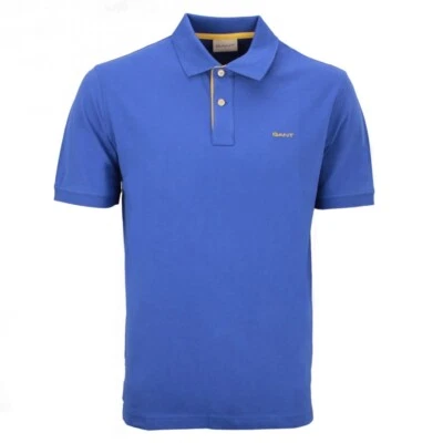 Gant Hombre Piqué Camisa Polo Regular Fit Azul 2062026 407 Rich Azul - Imagen 1 de 4